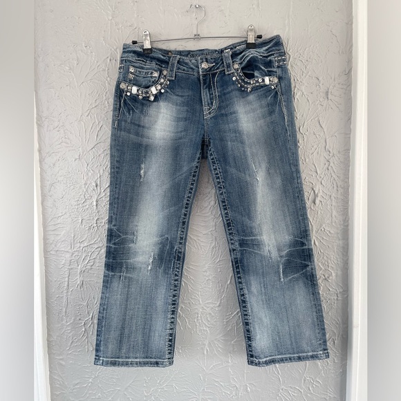 Miss Me Capri Jeans Size 31 - Picture 2 of 8